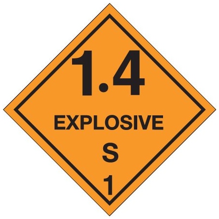 Bsc Preferred 4 x 4'' - ''1.4 - Explosive - S 1'' Labels BUY00029682